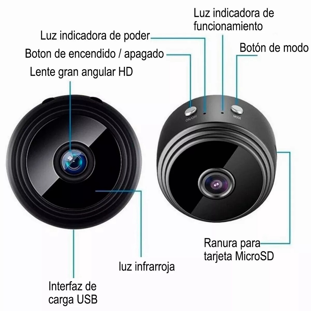 Camera An Ninh mini Kết Nối wifi Không Dây hd