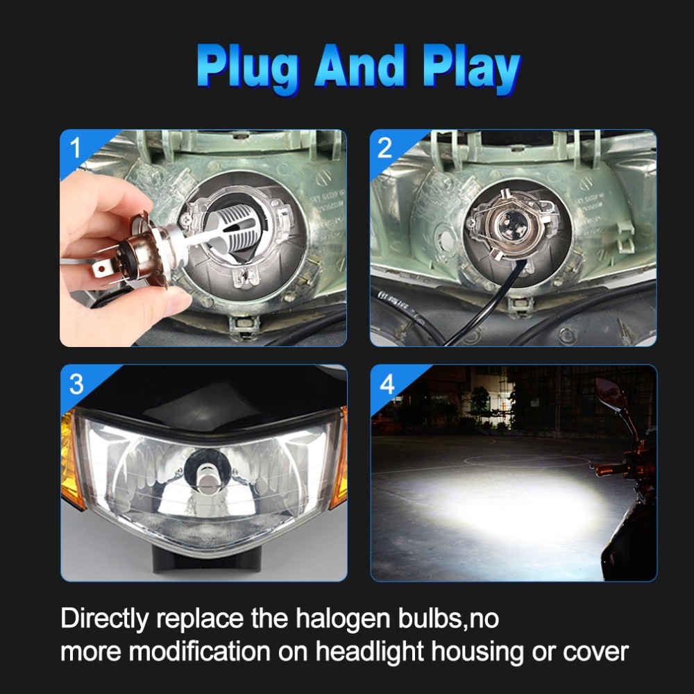 Đèn Pha LED T19  HS1 H4  Chất Lượng Cao