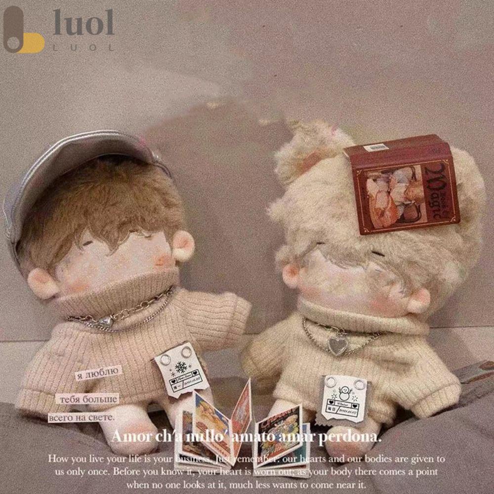Outfit Doll 20Cm Áo Len Dệt Kim Mùa Thu Và Mùa Đông Áo Len Cao Cổ Dễ Thương