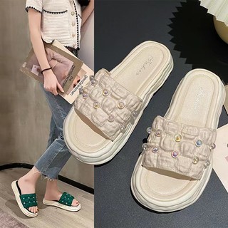 Dép kiểu nữ đi chơi dép bánh mì Thoải Mái Xinh Xắn giày sandal nữ dép sandal nữ 16Z2341210