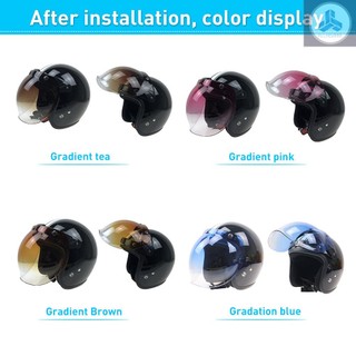 3-Snap Bubble Wind Shield Visor For Biltwell Gringo&Bonanza Motorcycle   Helmet