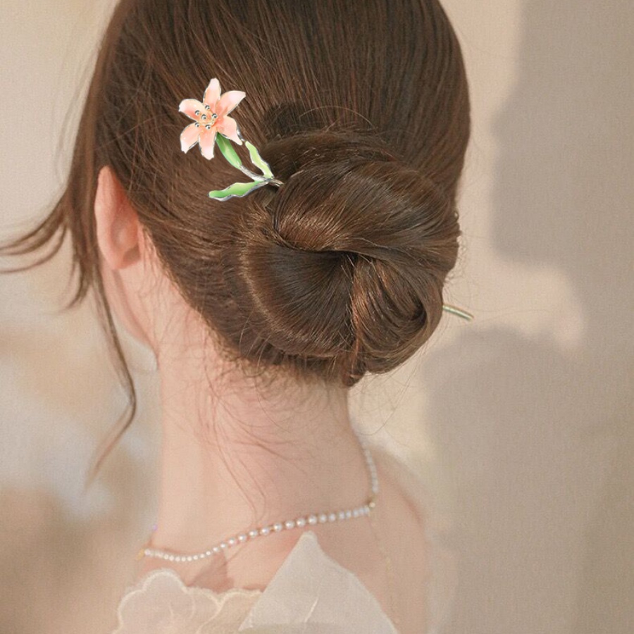 Trâm Cài Tóc Hợp Kim Hình Hoa Thanh Lịch Cho Nữ