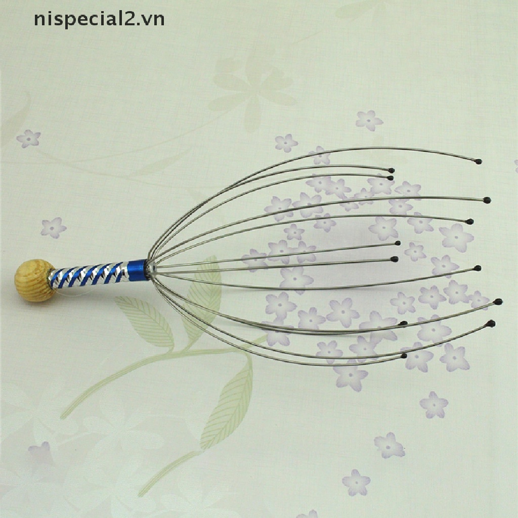 Dụng Cụ Mát Xa Chăm Sóc Da Cổ Hình Đầu Bạch Tuộc Giúp Giảm Căng Thẳng