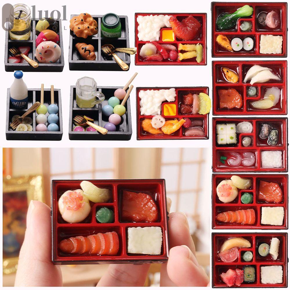 Mô Hình Hộp Cơm Bento 1: 12 Dùng Để Trang Trí Nhà Búp Bê