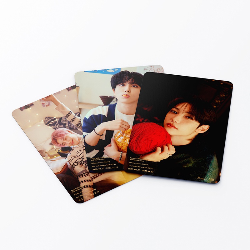 Set 55 Tấm Thẻ Ảnh Lomo Các Thành Viên Nhóm Nhạc Stray Kids