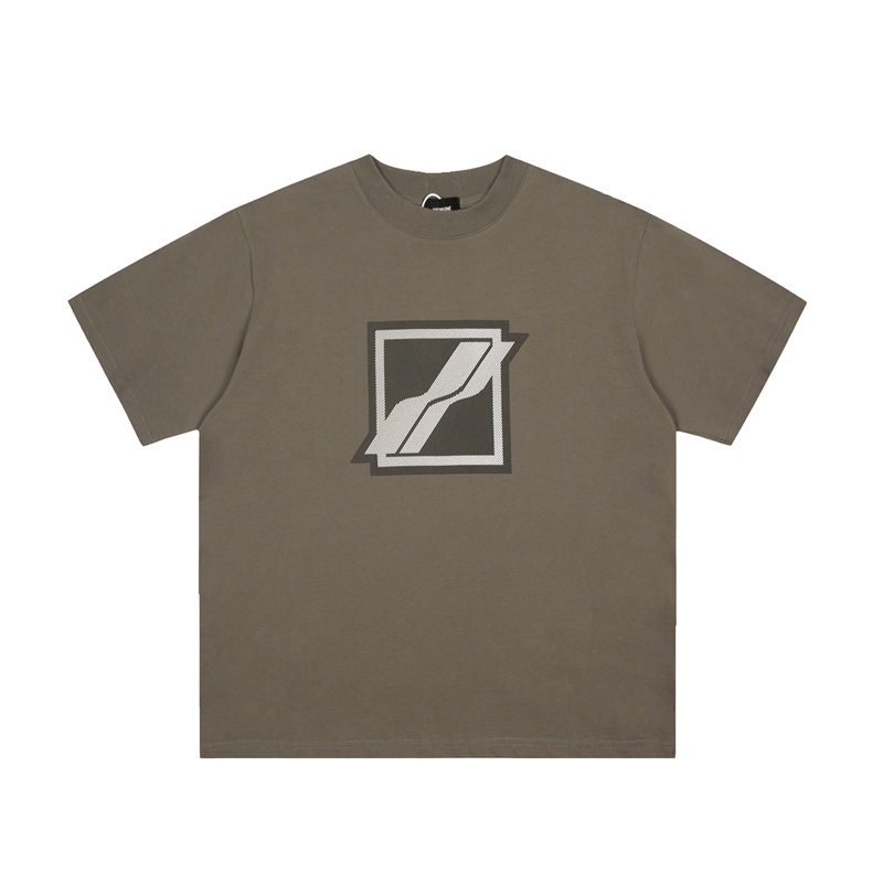 Bán Chạy Nhất Áo Thun Cotton Tay Ngắn In Hình Khối WE11DONE Kích Thước Lớn Unisex