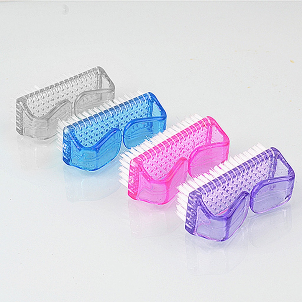 Set 4 Cọ Vệ Sinh Móng Tay Cầm Nhựa Tiện Lợi