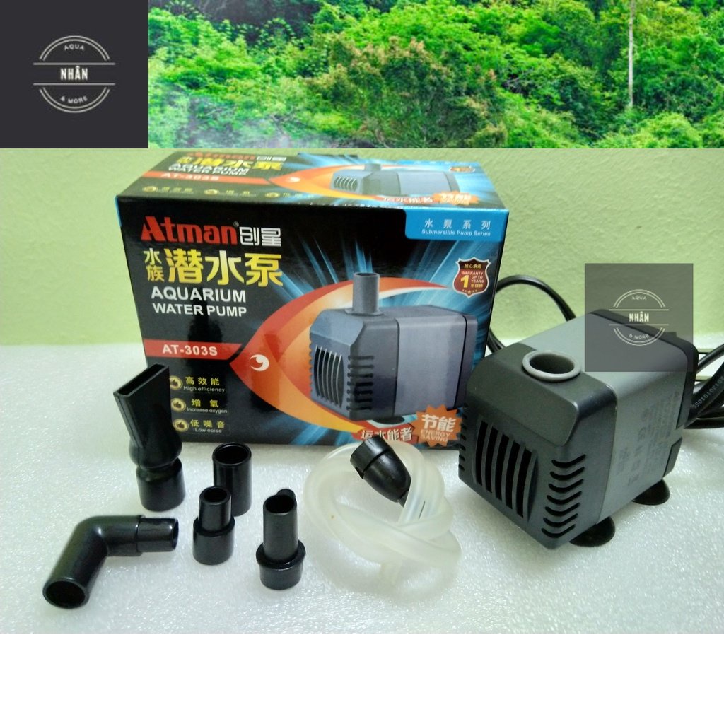 Máy bơm ATMAN AT - 301S | 302S | 303S | 304S | 305S | 306S - Nhhân Aqua- Giao hàng siêu nhanh.
