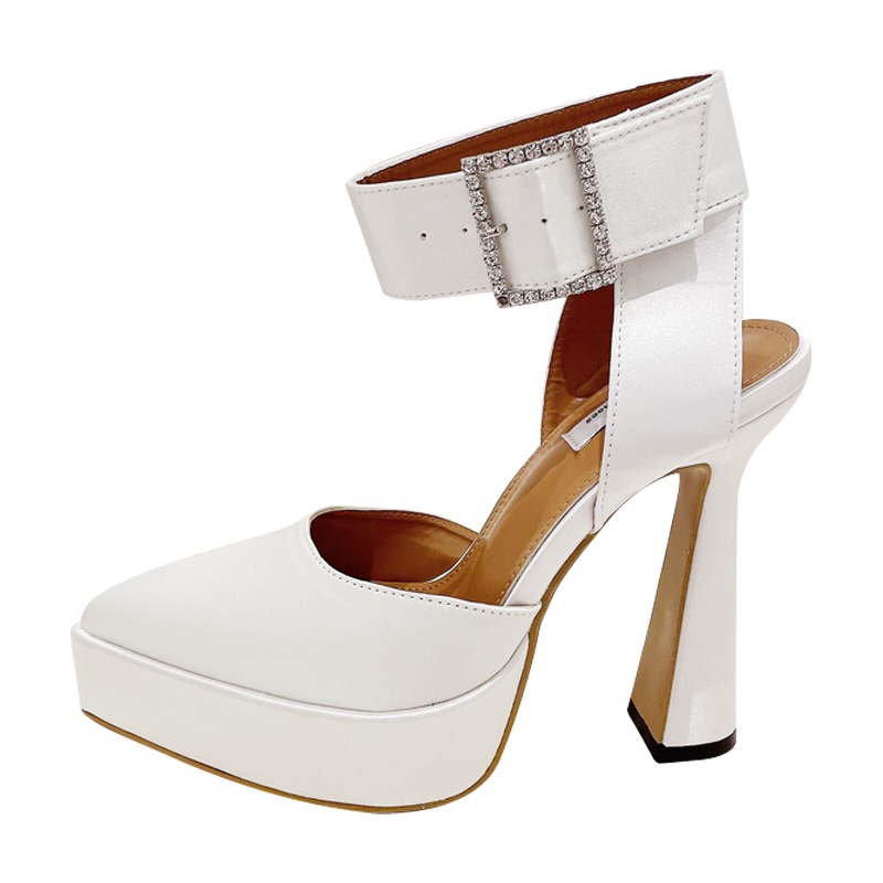 Sandal Cao Gót Thiết Kế Mới Đính Đá Thời Trang Mùa Xuân Dành Cho Nữ