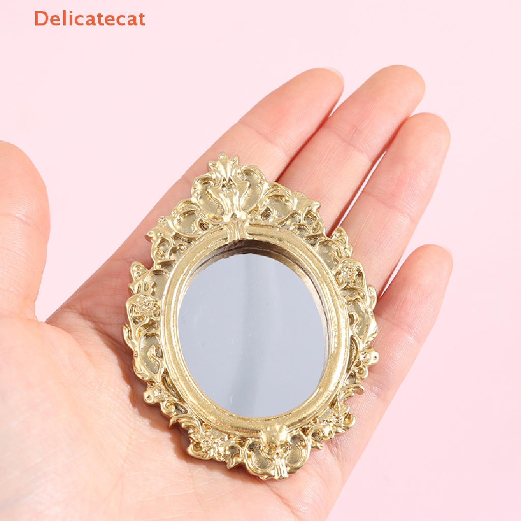 Gương Treo Tường Trang Trí Nhà Búp Bê Tỉ Lệ 1 / 12