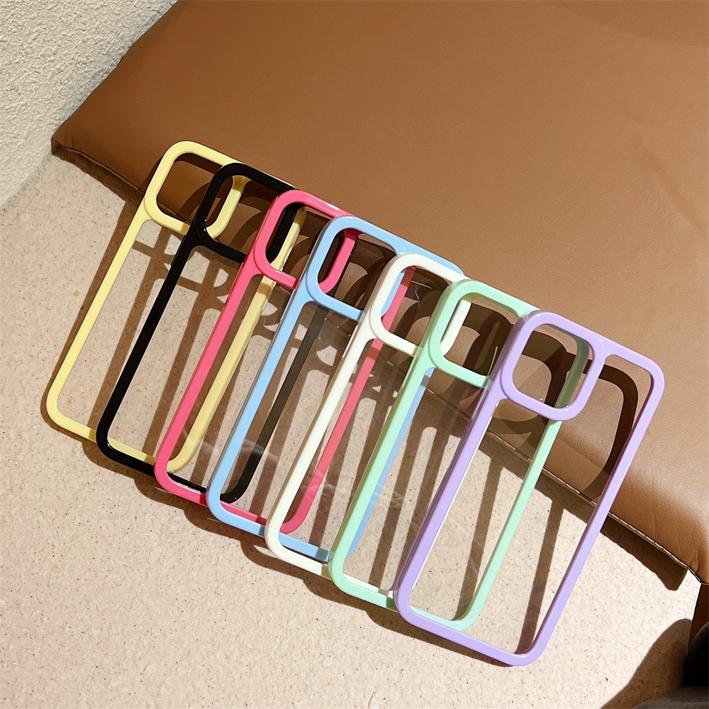 Ốp Điện Thoại TPU Silicon Mềm Trong Suốt Chống Sốc Bảo Vệ Ống Kính Máy Ảnh Cho iphone 14 Pro Max 13 12 11