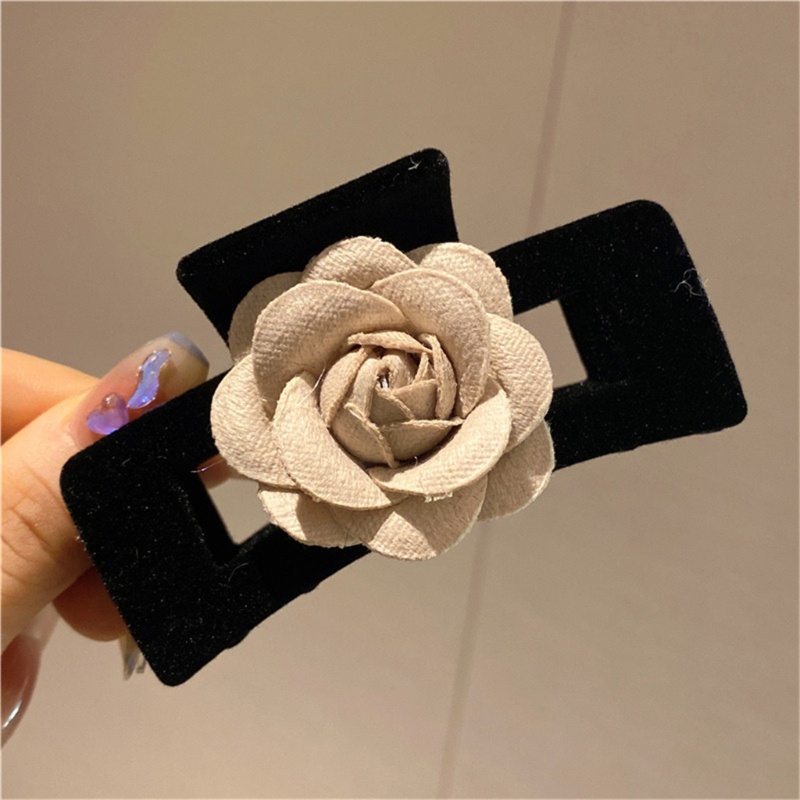 Kẹp Tóc Đuôi Ngựa Cỡ Lớn Bằng Nhung Thời Trang Mùa Đông