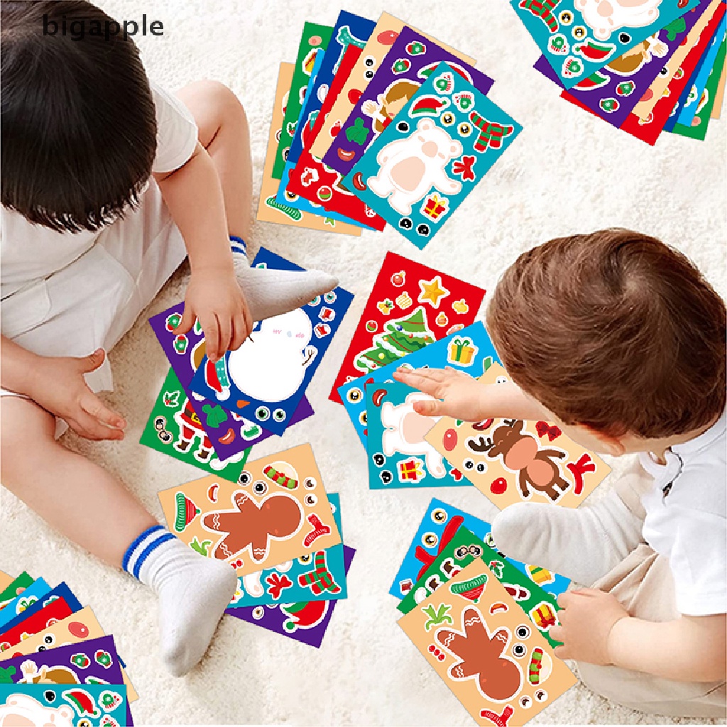 Set 24 Miếng Dán Chủ Đề Giáng Sinh Ngộ Nghĩnh