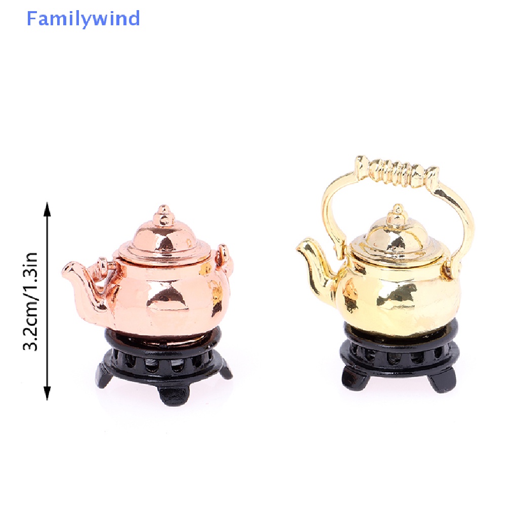 1 Set Ấm Trà Mini 1: 12 Phong Cách Retro Trang Trí Nhà Búp Bê