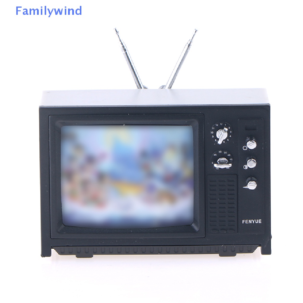 Familywind &gt; Đồ Chơi Mô Hình TV Mini Phong Cách retro Trang Trí Nhà Búp Bê