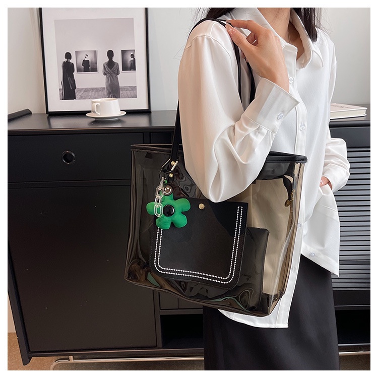 Túi Xách Trong Suốt Cỡ Lớn Thời Trang Mùa Hè 2023 Dành Cho Nữ a4