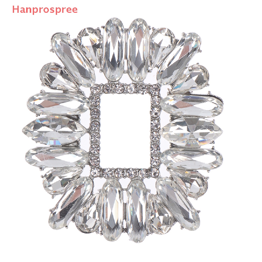 Hanprospree &gt; Kẹp Đính Đá Pha Lê Trang Trí Giày Dép DIY Cho Nữ