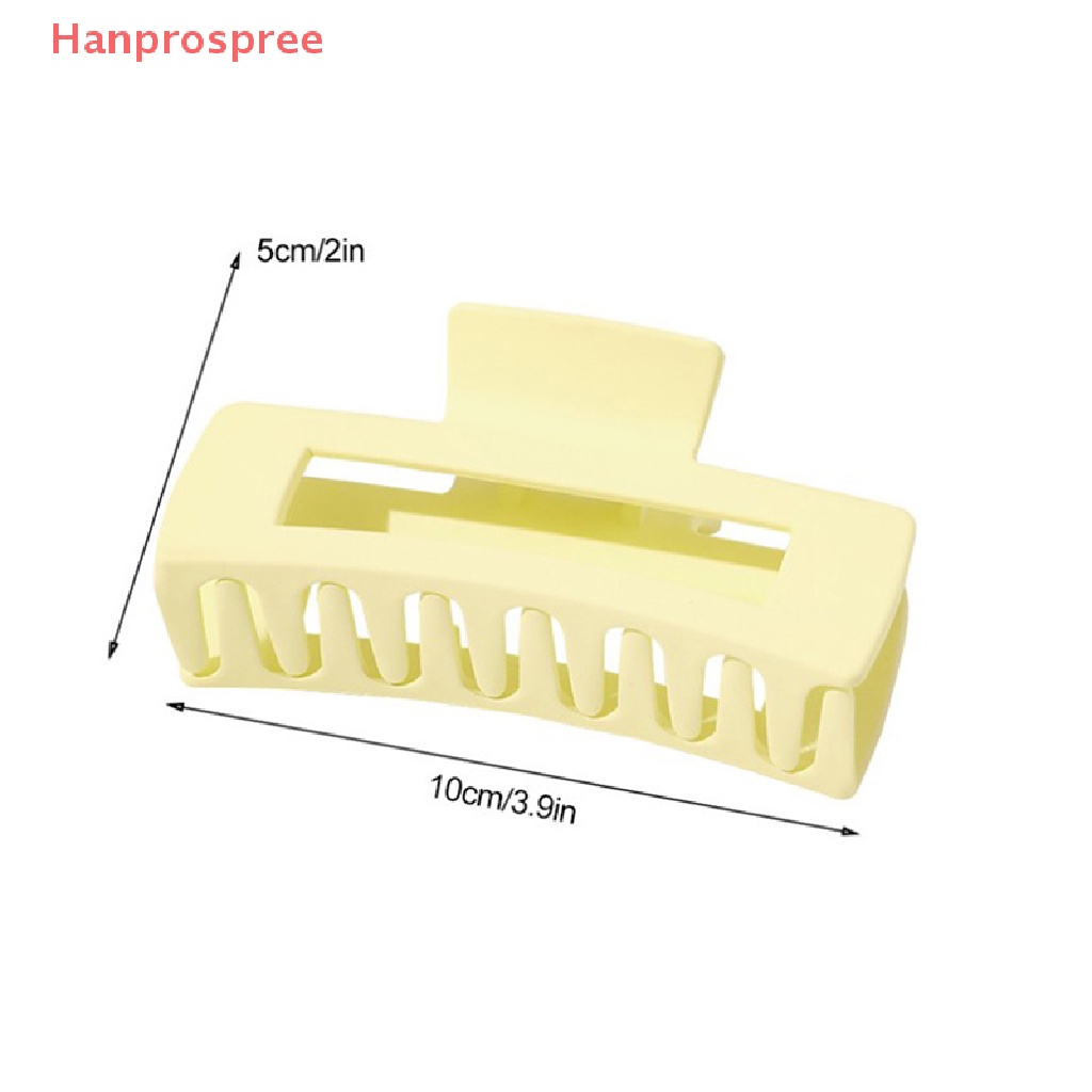 Kẹp Tóc Càng Cua Bằng Nhựa Nhiều Màu Sắc Cỡ Lớn Thời Trang Cho Nữ