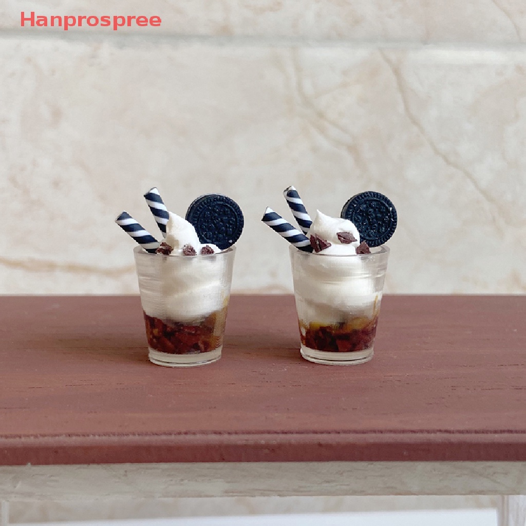 Bộ Ly Kem / Bánh Quy / Socola Trang Trí Nhà Búp Bê 1: 12 1: 6