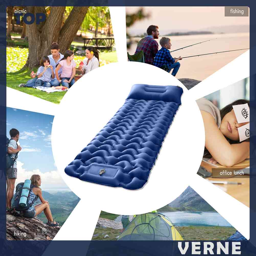 Nệm Ngủ Bơm Hơi TPU Nylon Tự Phục Hồi Có Thể Gấp Gọn Dùng Khi Đi Cắm Trại