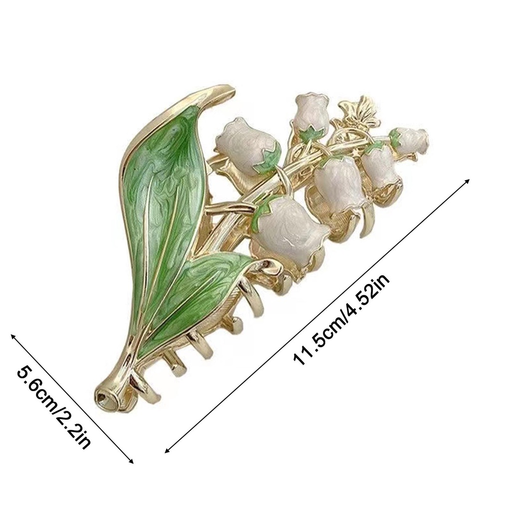 Kẹp Tóc Hình Hoa Lily / Cá Mập Cỡ Lớn Tinh Tế Thời Trang Mùa Hè