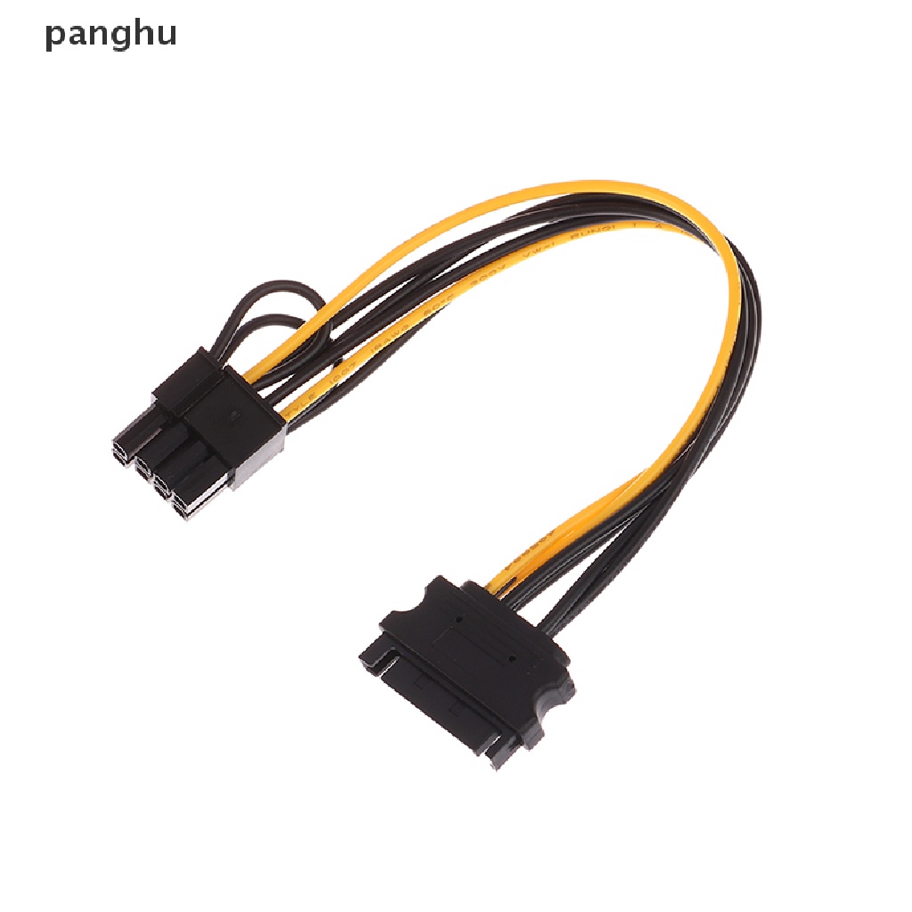 1 Cáp Chuyển Đổi Nguồn PCI-E 15Pin SATA Male Sang 8Pin (6 + 2) 20cm