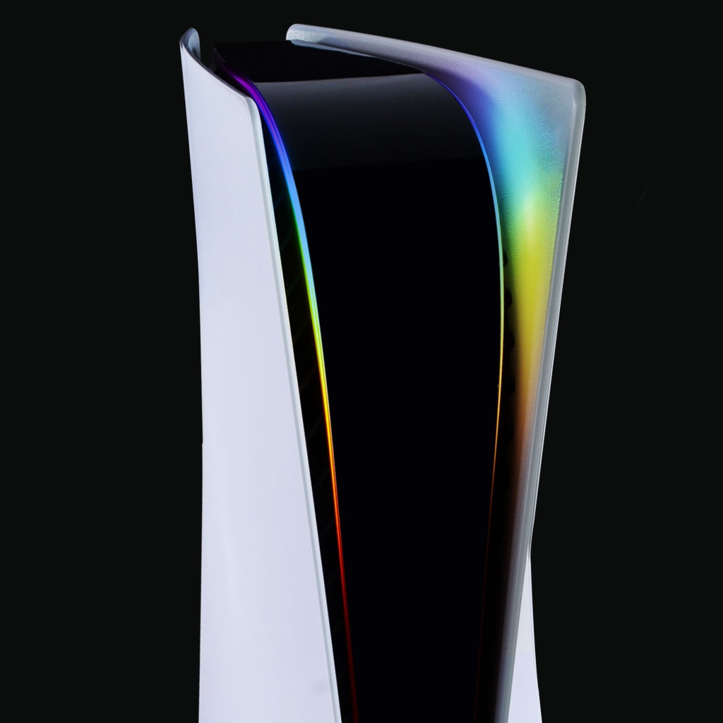 Miếng Dán Bảo Vệ Đèn LED Màu Gradient Cho Ps5 Power Playstation5