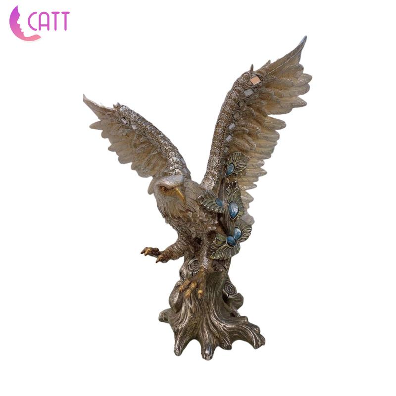 1 Tượng Đại Bàng Bằng Nhựa Resin Để Bàn Trang Trí Quán Cà Phê