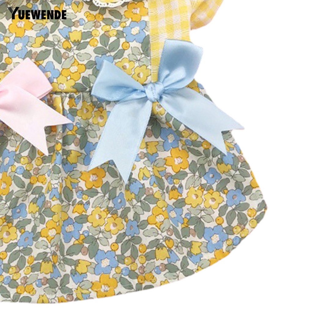 Yue.z Đầm Họa Tiết Kẻ Sọc Mềm Mại Dành Cho Thú Cưng