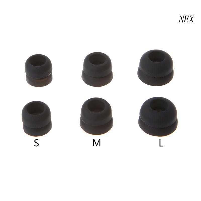 Bộ 3 Cặp Nút Bọc Đầu Tai Nghe Nhét Tai Bằng Silicon Mềm Thay Thế Cho IE80 CX300 CX400 CX500