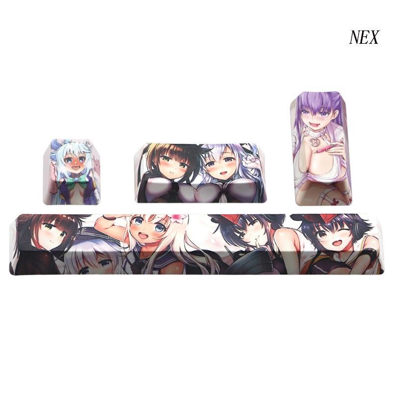 Bộ Phím Thay Thế Họa Tiết Anime Nhật Bản Cho Bàn Phím Cơ