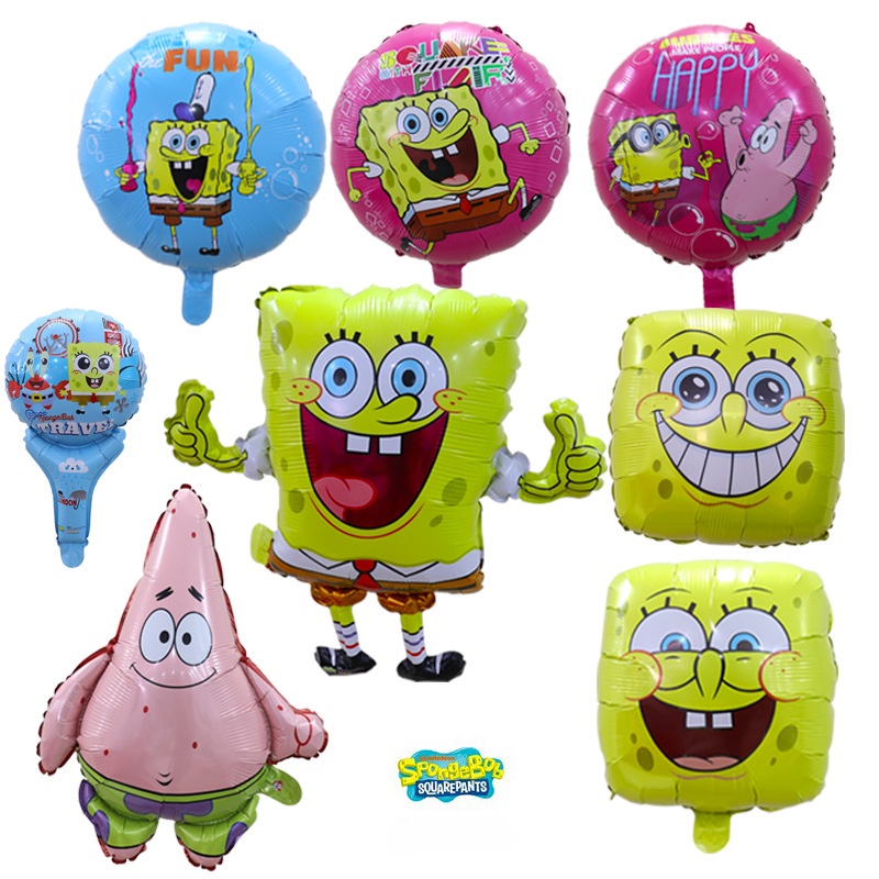 Phim hoạt hình lớn SpongeBob Balloon Đồ chơi trẻ em Balloon Đồ dùng tiệc sinh nhật