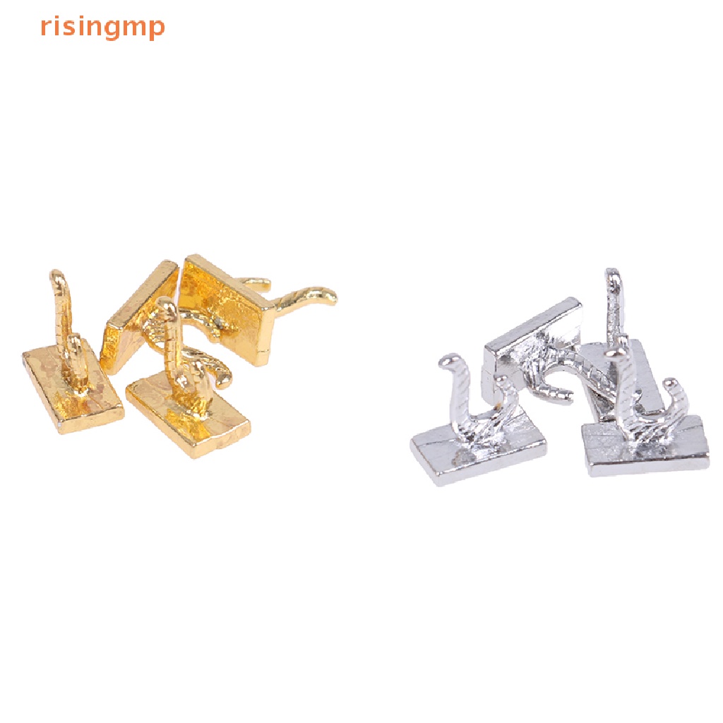 Set 4 Móc Áo Khoác Trang Trí Nhà Búp Bê Tỉ Lệ 1: 12