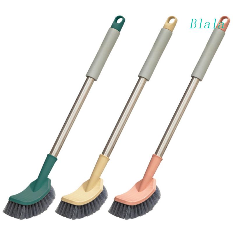 Bàn Chải Vệ Sinh Toilet Tay Cầm Dài Bằng Nhựa Chống Trượt Tiện Dụng