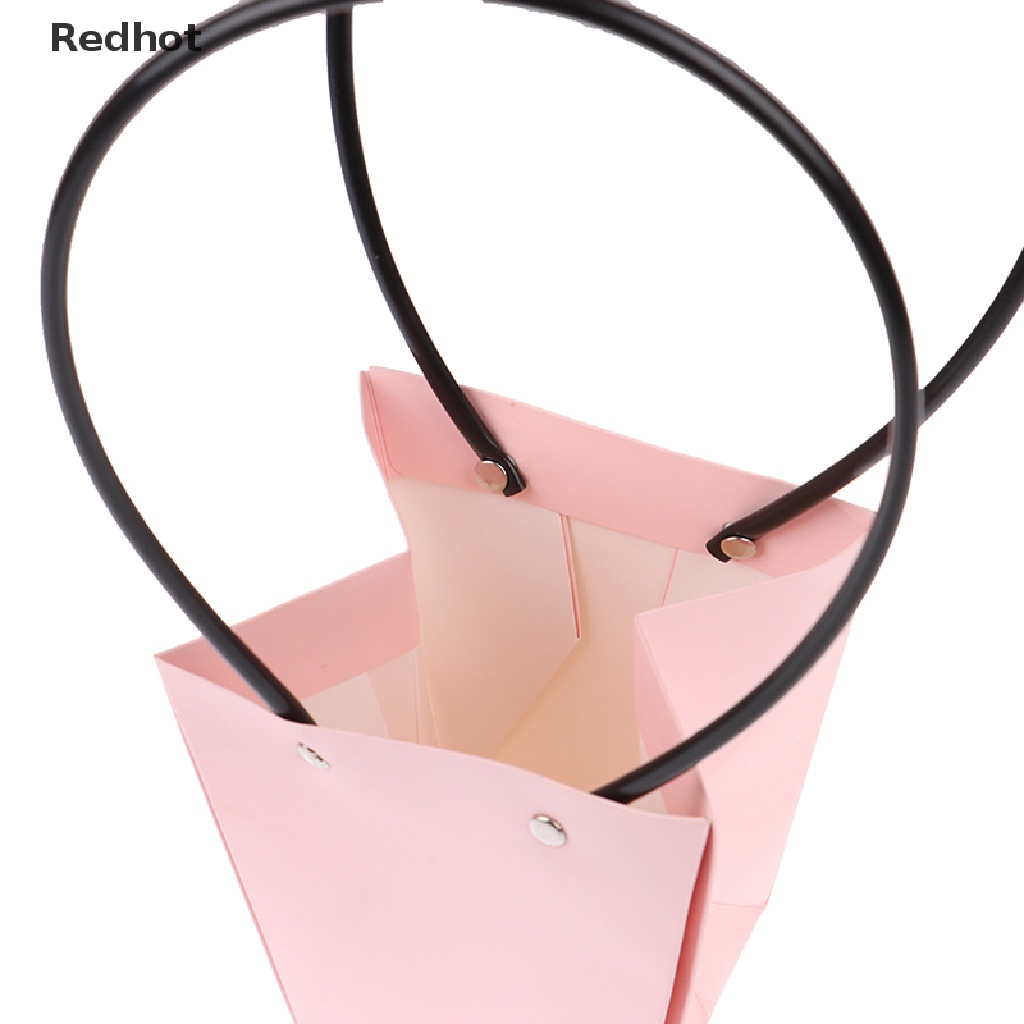 Túi Giấy Kraft Đựng Hoa Chống Thấm Nước Có Tay Cầm Tiện Lợi