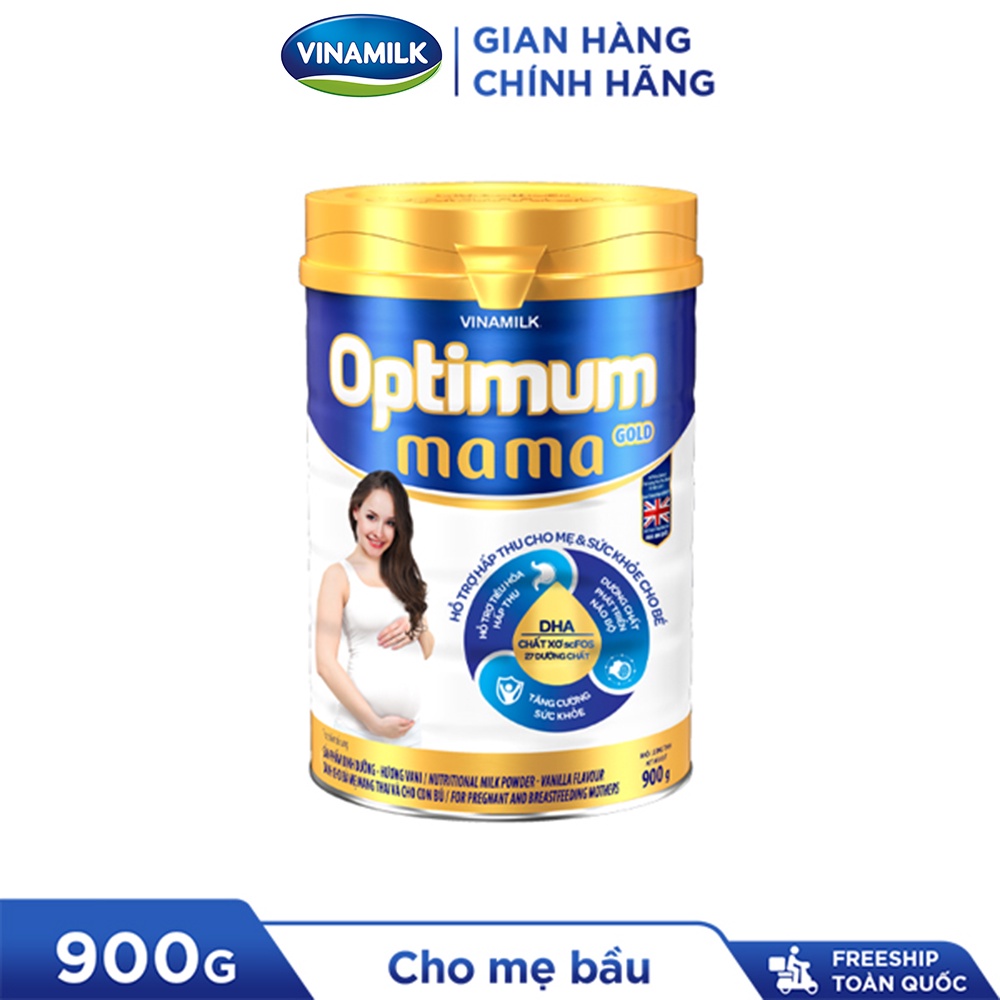 Sữa bột Vinamilk Optimum Mama Gold- Hộp thiếc 900g