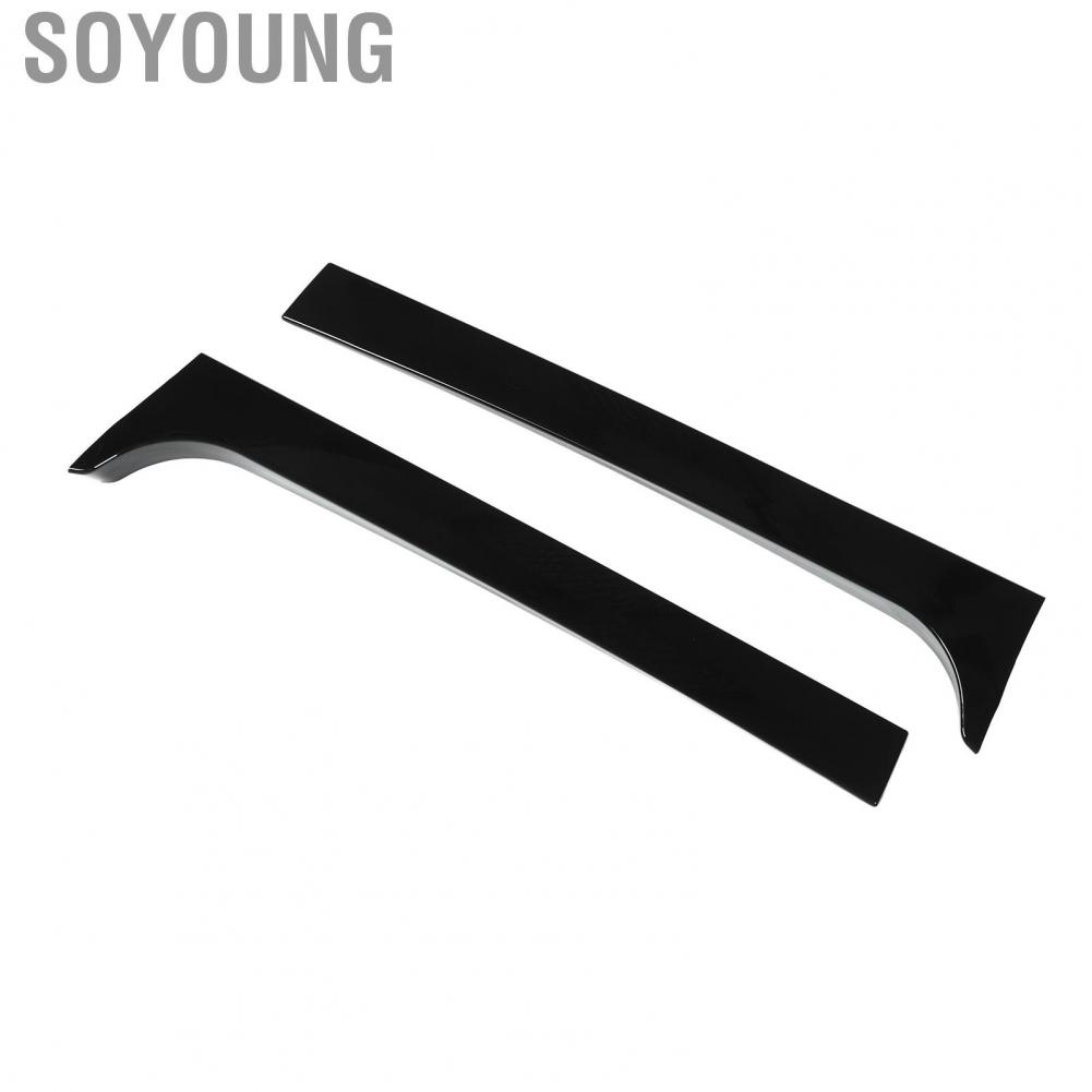 Soyoung Auto Window Side Spoiler Wing  Easy To Install Scratch Resistant Sporty Style Rear Durable for Car