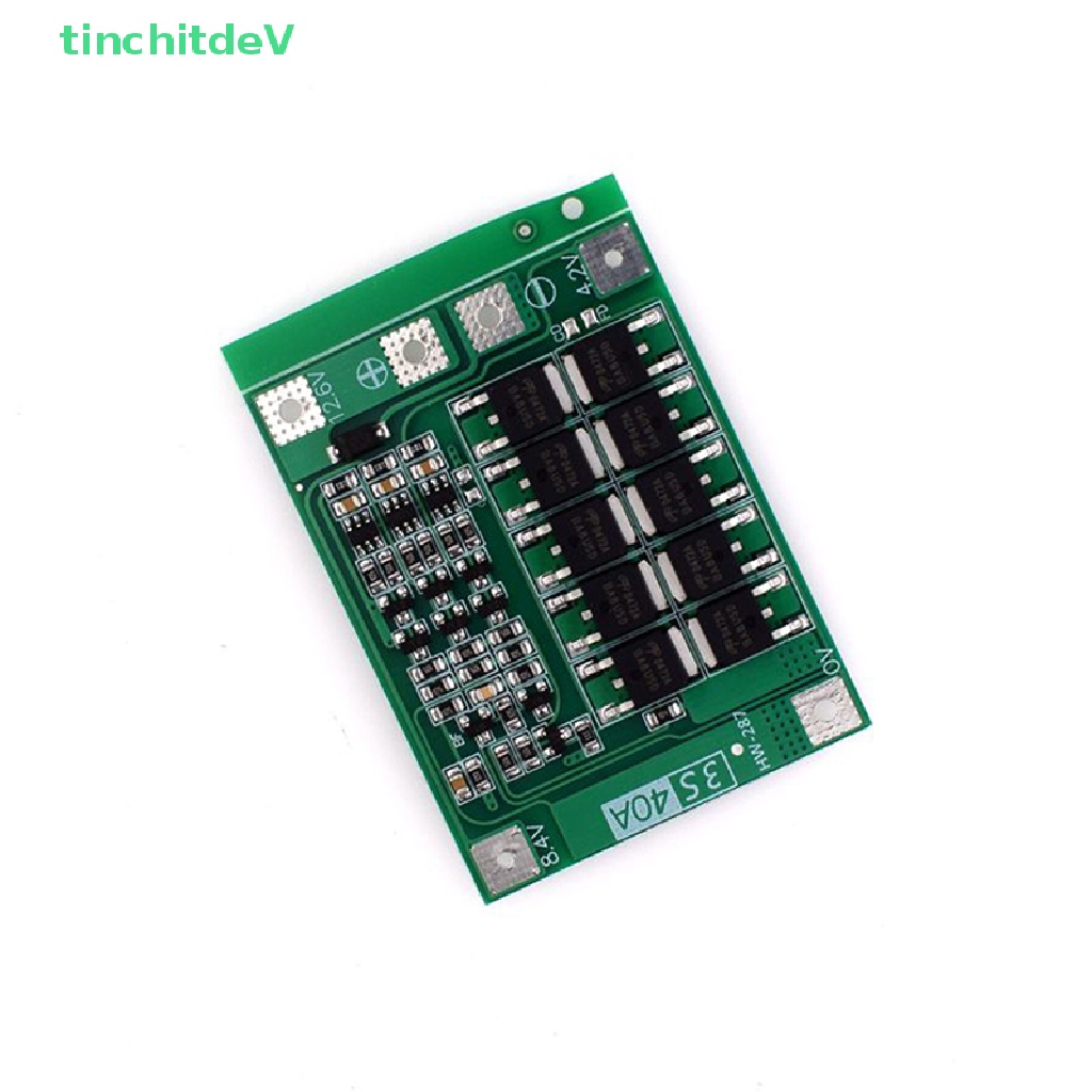 Mô Đun Bảo Vệ Động Cơ Khoan 12.6V 3S 40A Li-ion BMS Chuyên Dụng