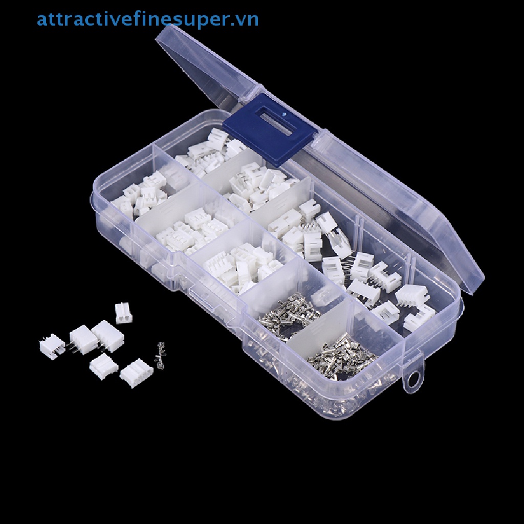 (HOT) Bộ 300 ĐầU KếT NốI Dây PH2.0 2P 3P 4 pin 2.0mm