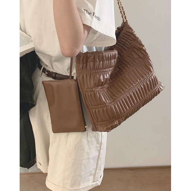 Bộ Túi Xách + Túi Đeo Chéo + Ví Cầm Tay Cỡ Lớn Thời Trang Hàn Quốc Mới 2023 A4