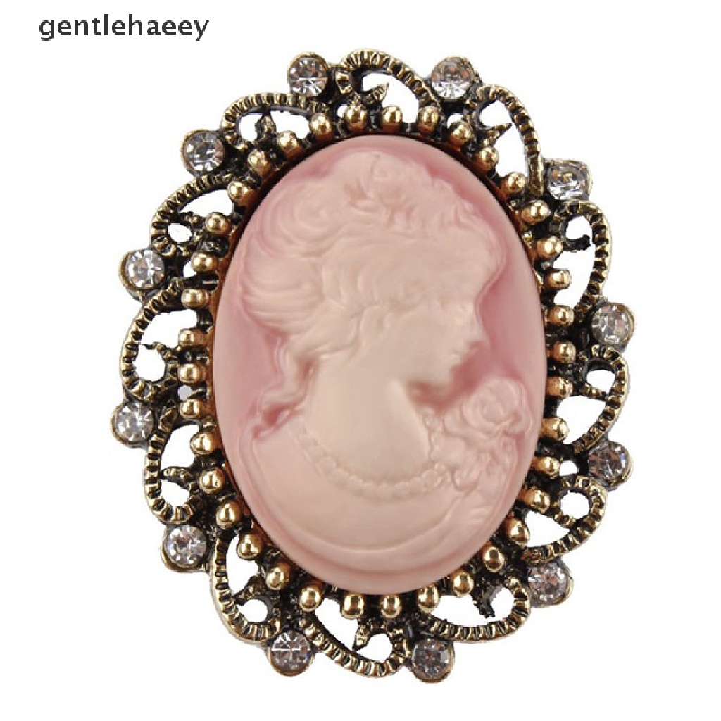 Trâm Cài Áo Hình Tượng Nữ Thần Cameo Đính Đá Phong Cách Gothic Cổ Điển