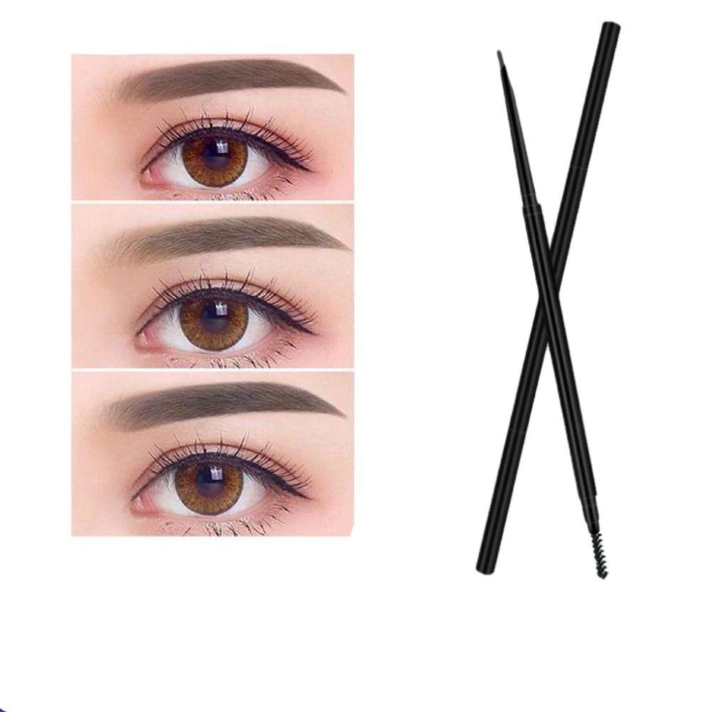 Set 2 Bút Kẻ Mày Hai Đầu Hình Tam Giác Chống Thấm Nước