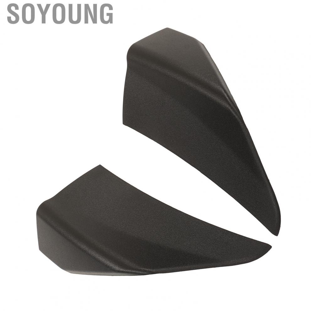 Soyoung Car Front Bumper Slitter Lip Diffuser  Black Precision Crafted Chin Spoiler Winglet Guards for Vehicle
