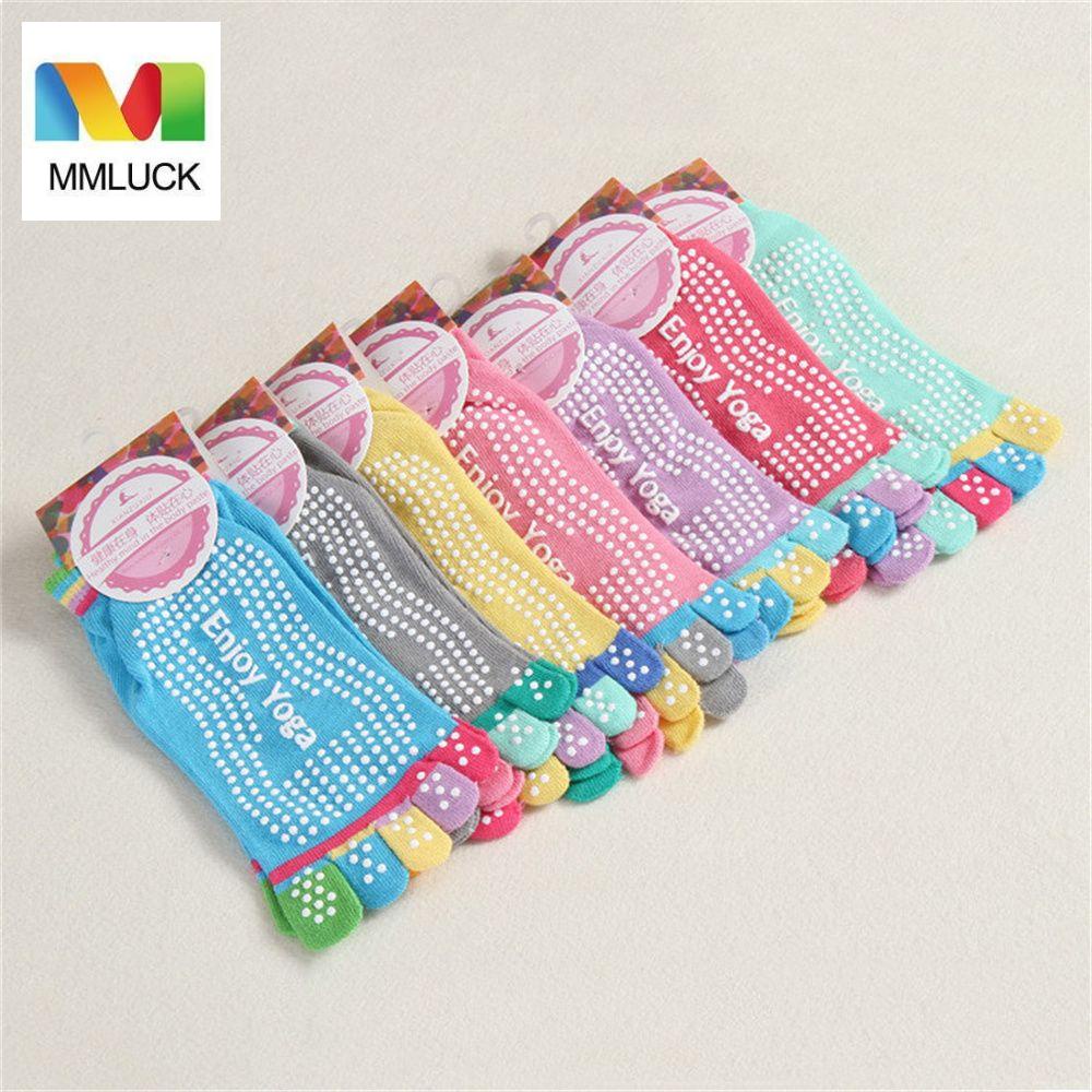Vớ Tập Yoga Chống Trượt Nhiều Màu Sắc Cho Nữ