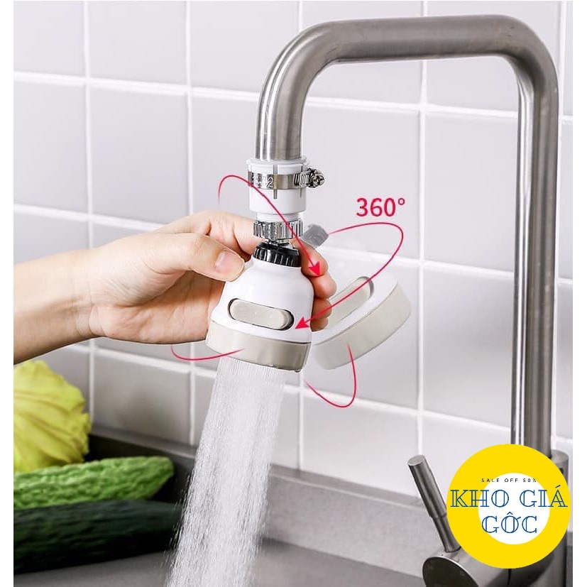 ĐẦU VÒI NỐI RỬA BÁT TĂNG ÁP XOAY 360 ĐỘ