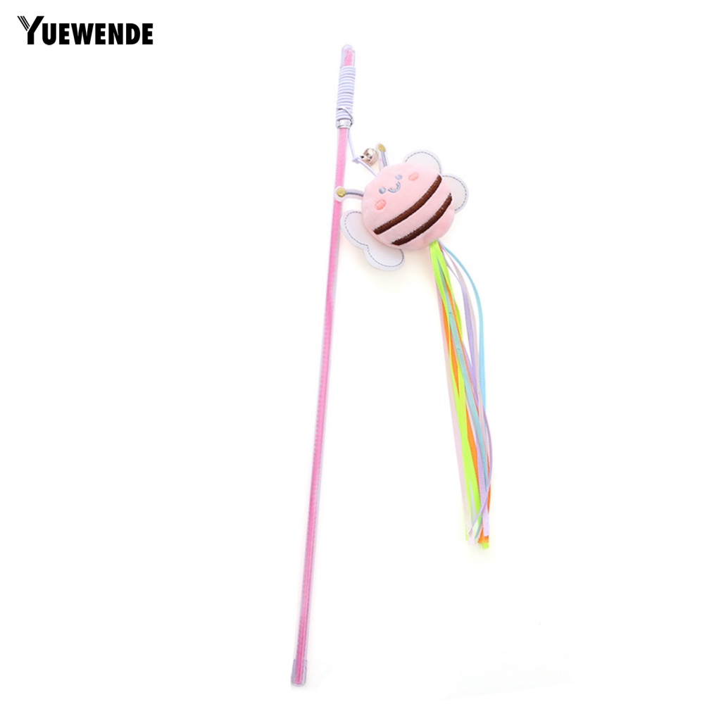 Gậy Trêu Đùa Mèo Màu Sắc Sống Động Có Chuông