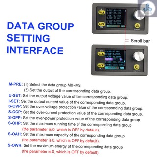 Digital Control Module 5A 80W Constant Voltage Current Programmable Power Supply Module Adjustable Voltage Regulator Data Storage DC Power Module