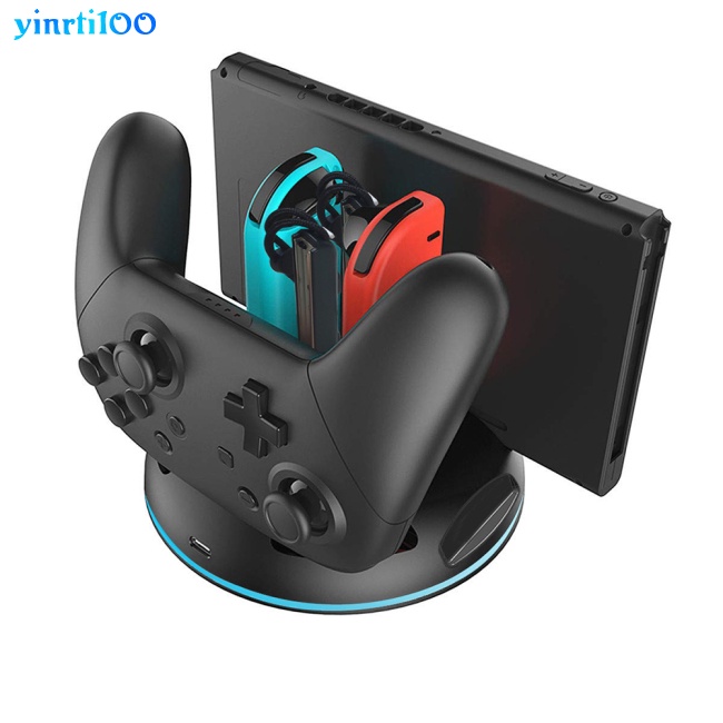 Đế Sạc Type-c Có Đèn Dùng Cho Tay Cầm Chơi Game Ns Joy-con