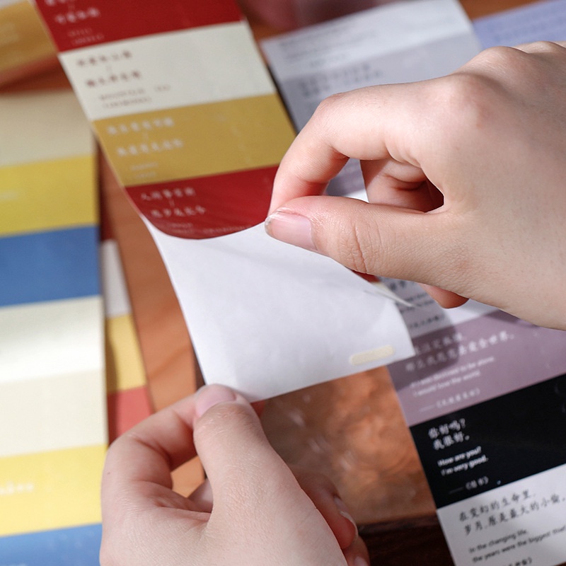 Cuộn Băng Keo Giấy Tráng Men Nhiều Màu Sắc Dùng Trang Trí Sổ Tay diy