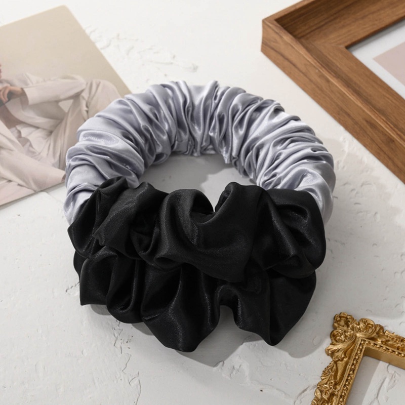 Dây Buộc Tóc Vải Lụa Satin Tạo Kiểu Tóc Xoăn Không Dùng Nhiệt Khi Ngủ